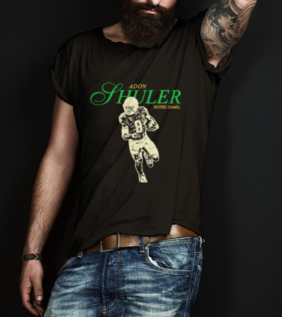 Adon Shuler Notre Dame Football Player 8 T-Shirt