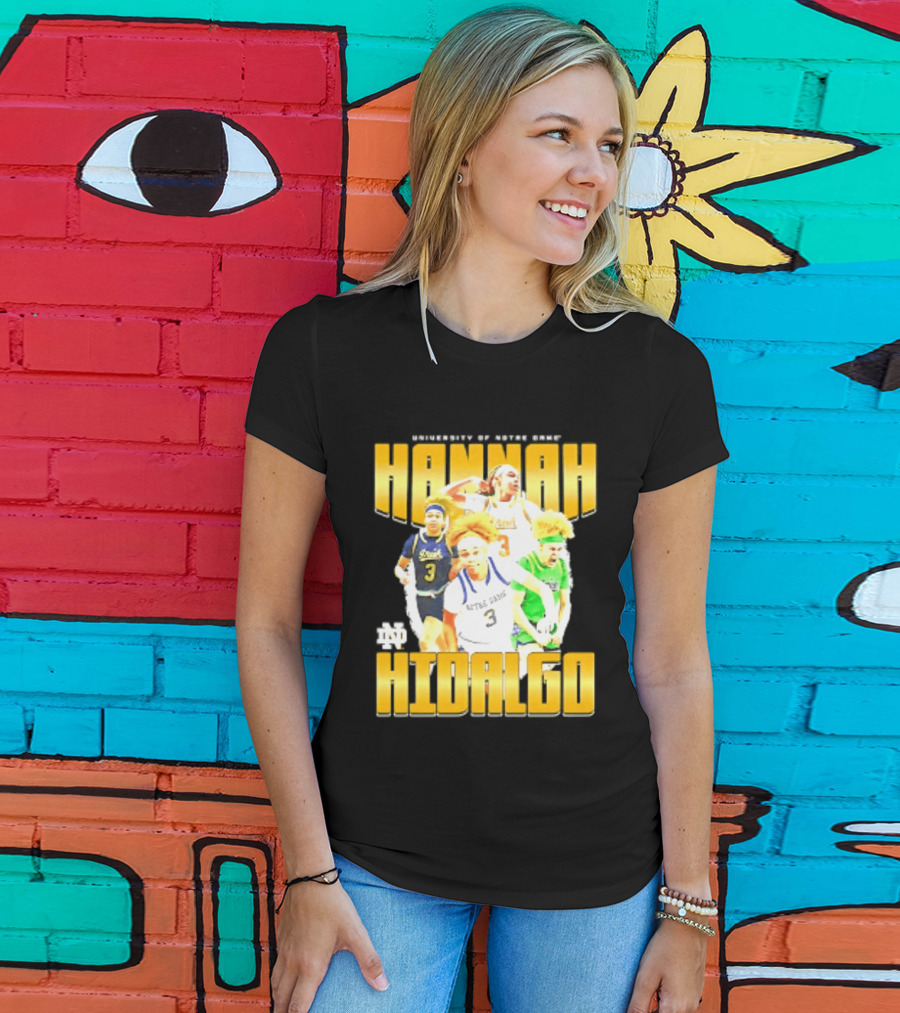 University Of Notre Dame Hannah Hidalgo Ncaa Women's Basketball T-Shirt
