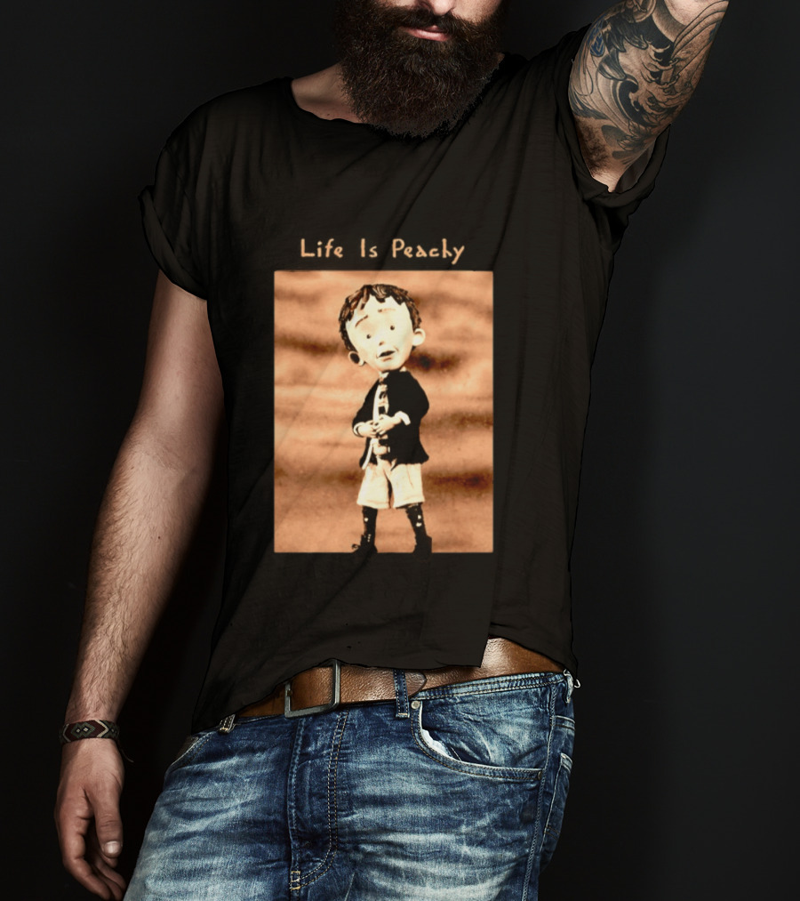 Life Is Peachy Korn Nu Metal Character Jonathan Davis T-Shirt