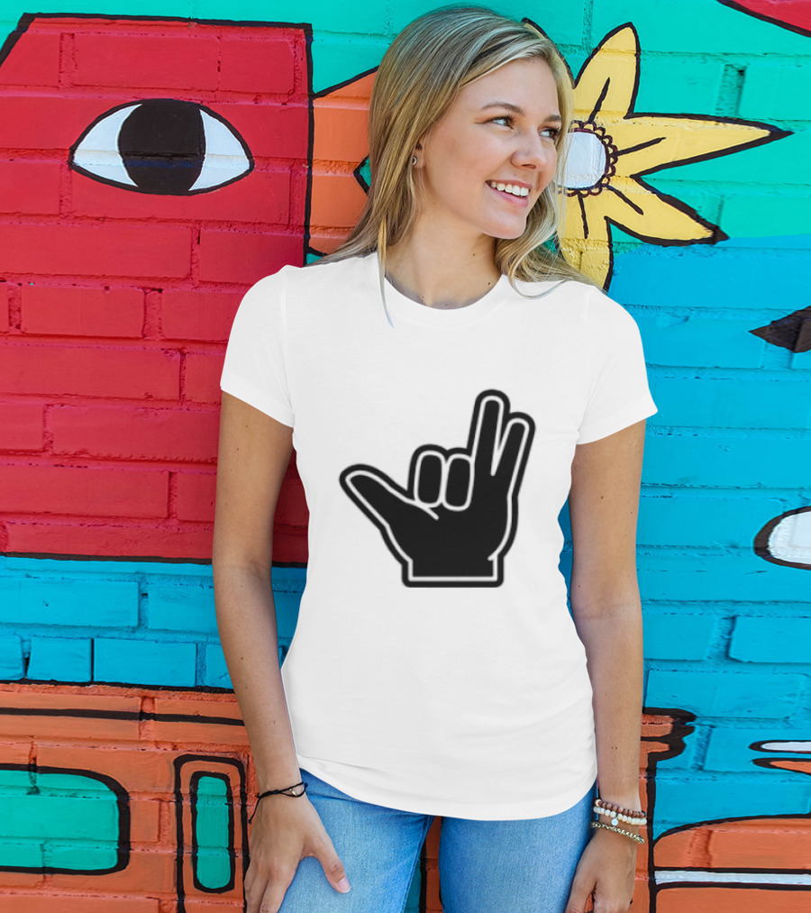 8Ro8 Store Hammajang Shaka Hand Sign Gesture T-Shirt