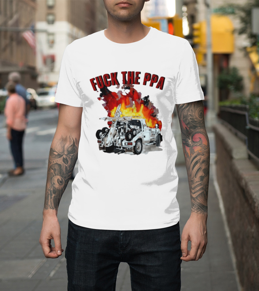 Philadelphia Parking Authority Tow Truck Fire Protest T-Shirt