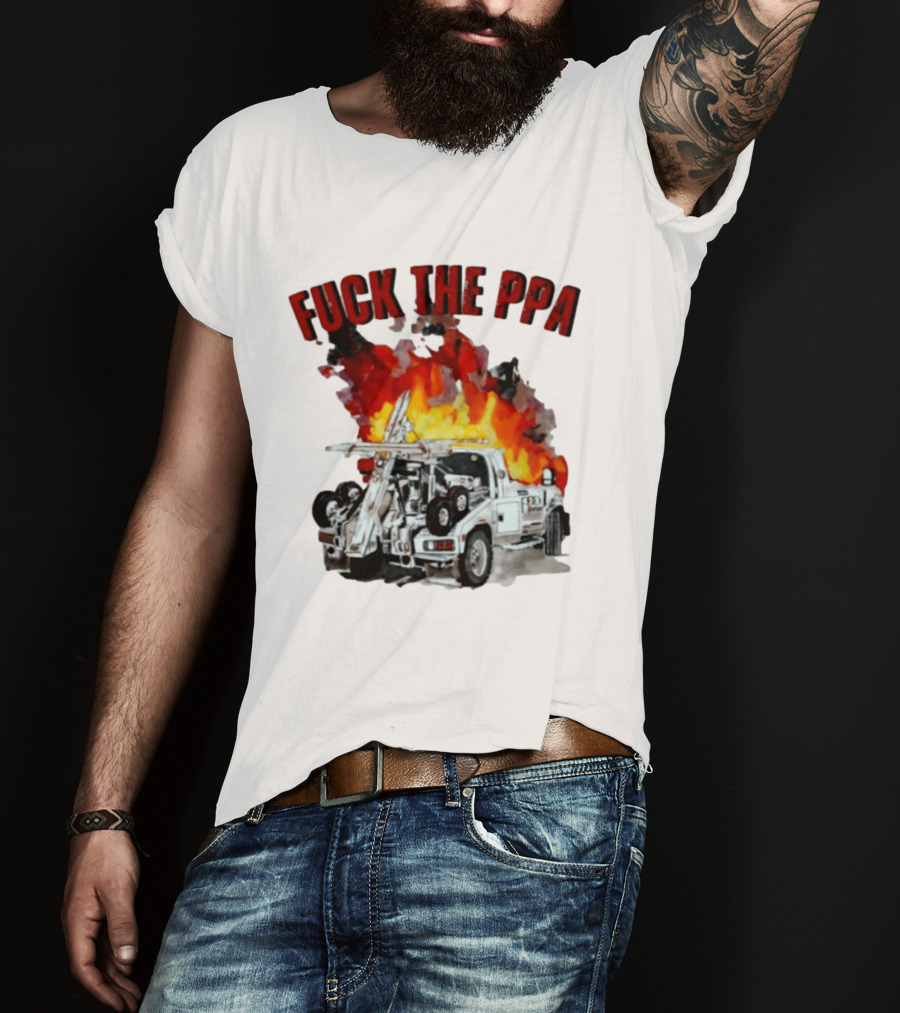 Philadelphia Parking Authority Tow Truck Fire Protest T-Shirt