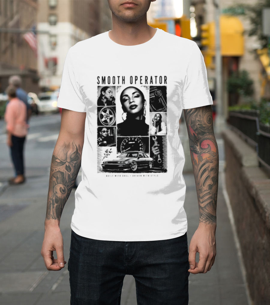 Smooth Operator Built With Soul Driven With Style Vintage Car Icon Retro Look T-Shirt