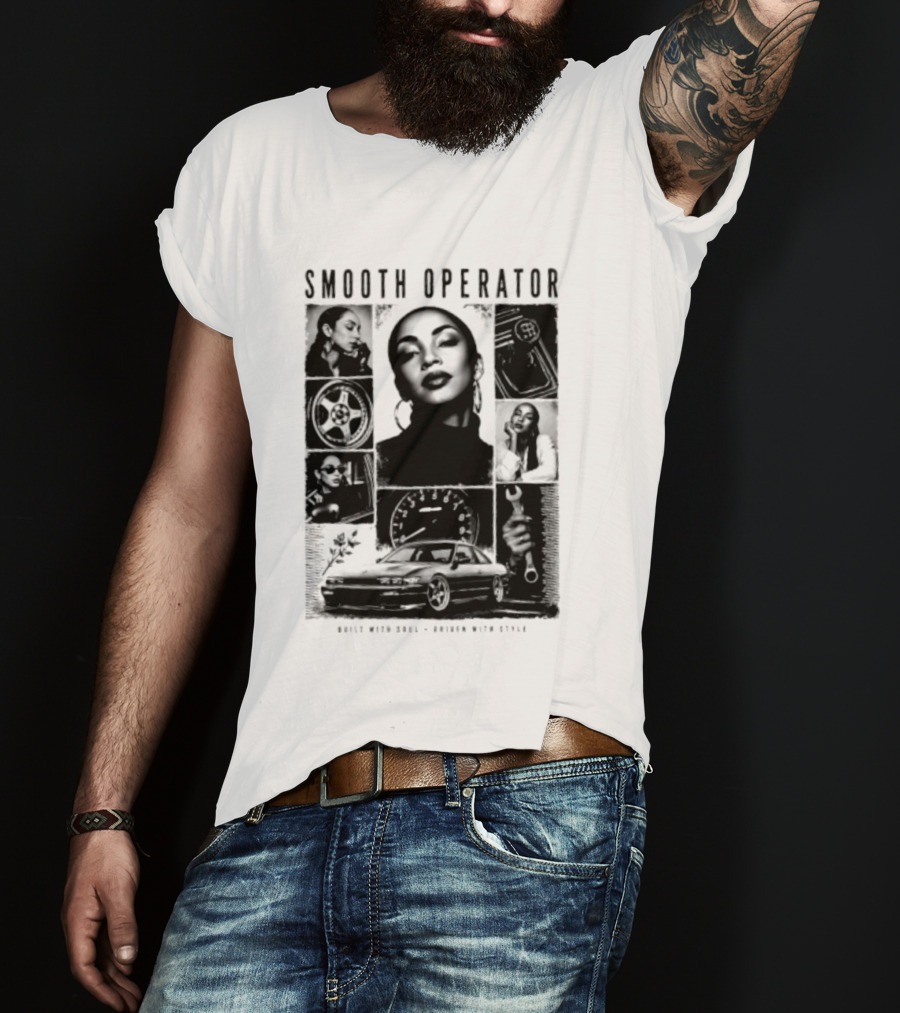 Smooth Operator Built With Soul Driven With Style Vintage Car Icon Retro Look T-Shirt