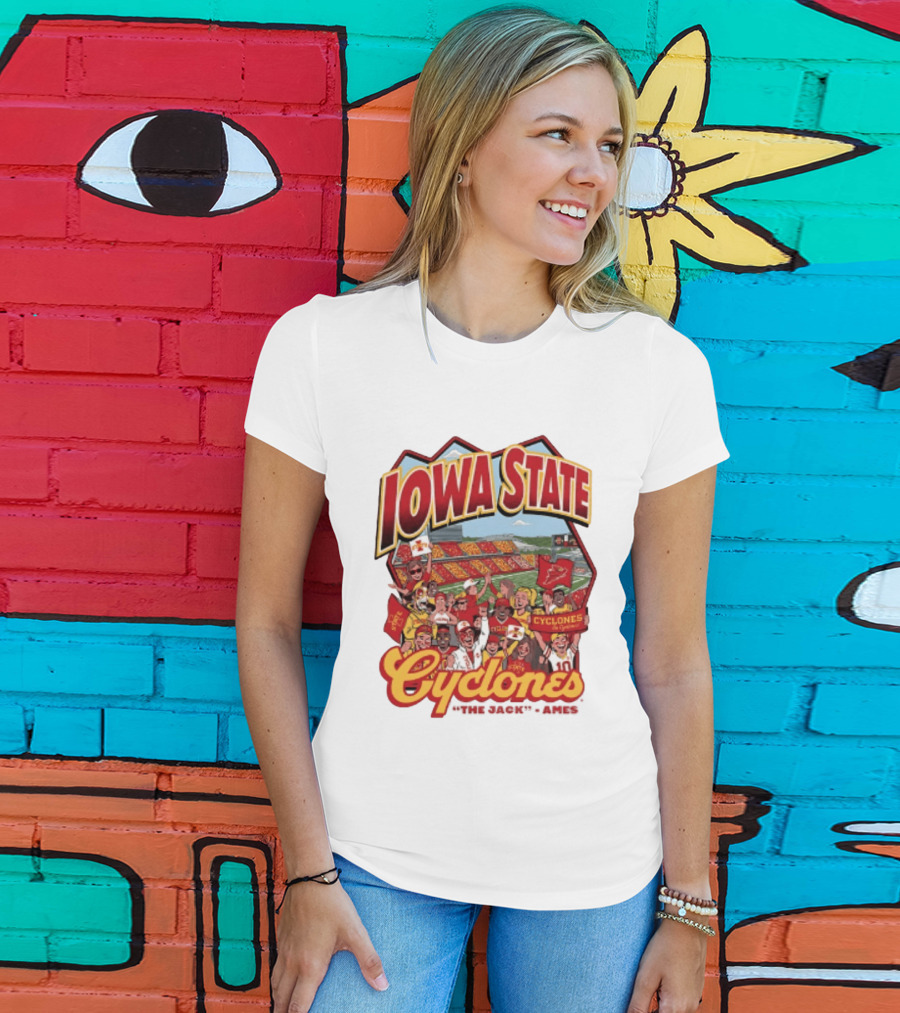 Iowa State Cyclones Football Fans At The Jack Trice Stadium Ames T-Shirt