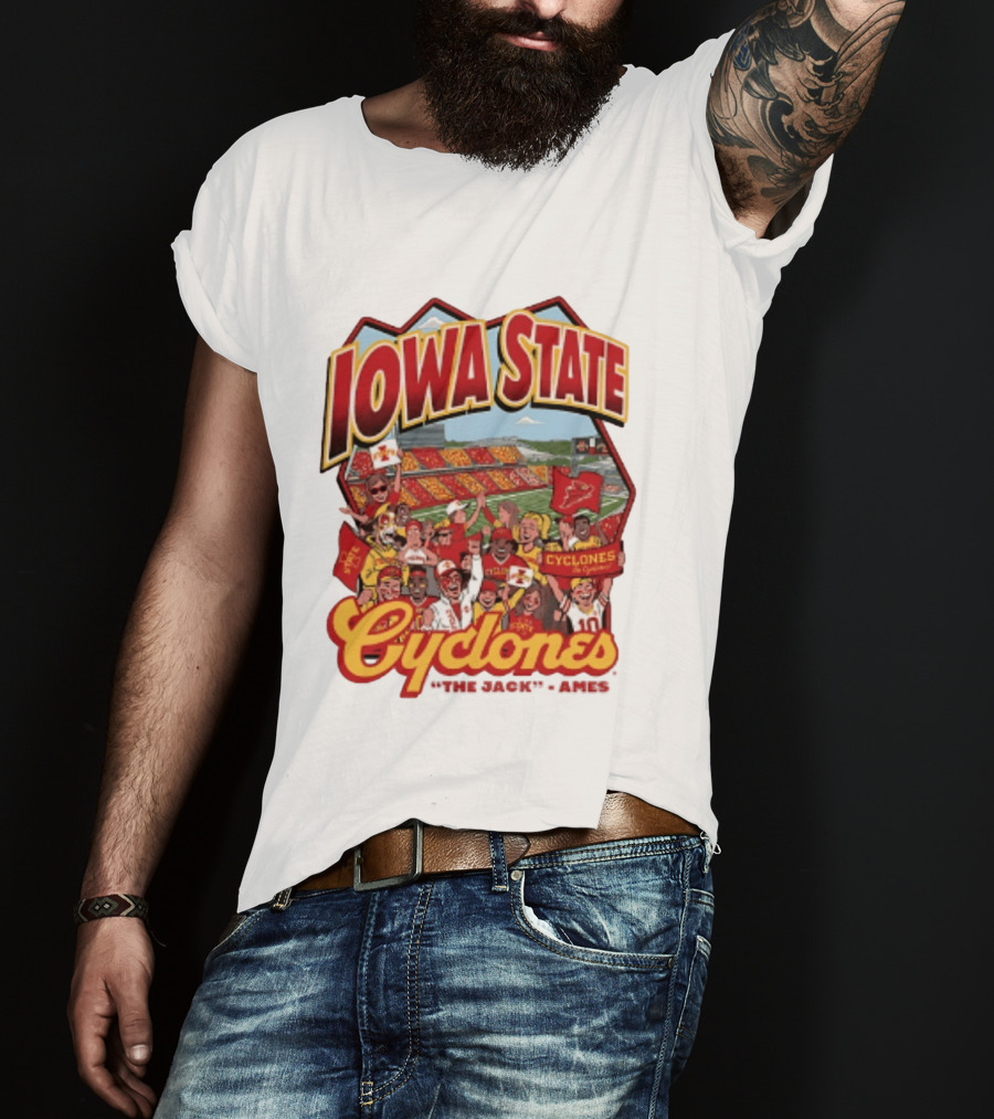 Iowa State Cyclones Football Fans At The Jack Trice Stadium Ames T-Shirt