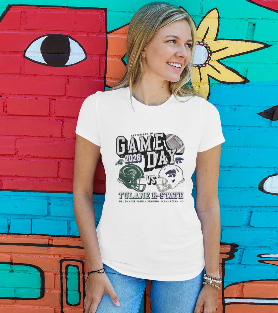 Gameday 2026 September 19 Tulane Vs K State Bill Snyder Family Stadium Manhattan KS T-Shirt