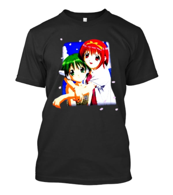 Aquaplus Hike Softgarage Chillweeb Anime Girls Cherry Blossom Hugging Scene T-Shirt