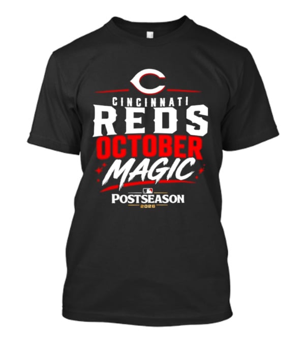 Cincinnati Reds October Magic 2026 MLB Postseason T-Shirt