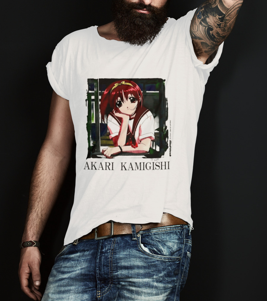 Akari Kamigishi To Heart Anime Character Image T-Shirt