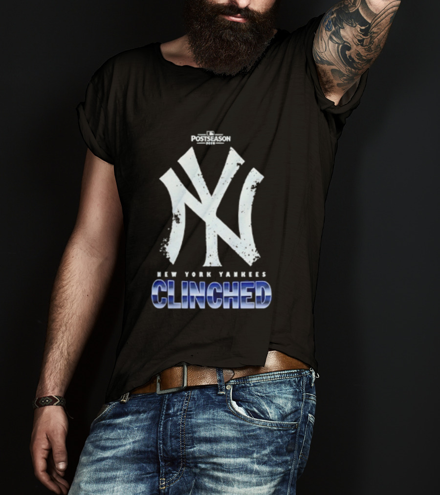 New York Yankees Clinched 2026 MLB Postseason Celebration T-Shirt