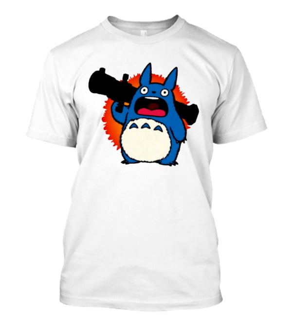 Chu Totoro My Neighbor Totoro Grenade Launcher Anime T-Shirt