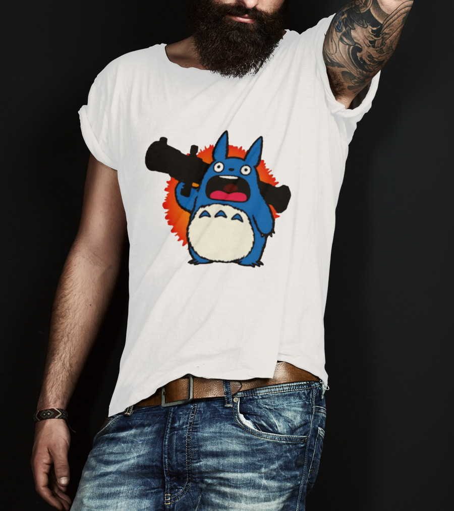 Chu Totoro My Neighbor Totoro Grenade Launcher Anime T-Shirt