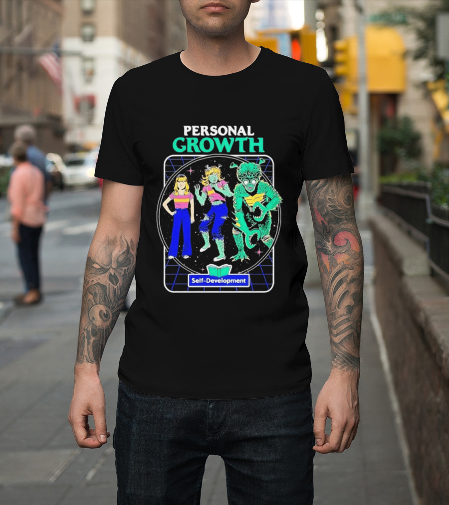 Personal Growth Self Development Alien Transformation Steven Rhodes T-Shirt