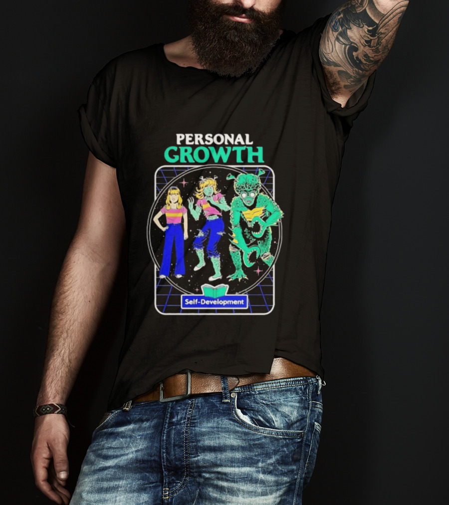 Personal Growth Self Development Alien Transformation Steven Rhodes T-Shirt