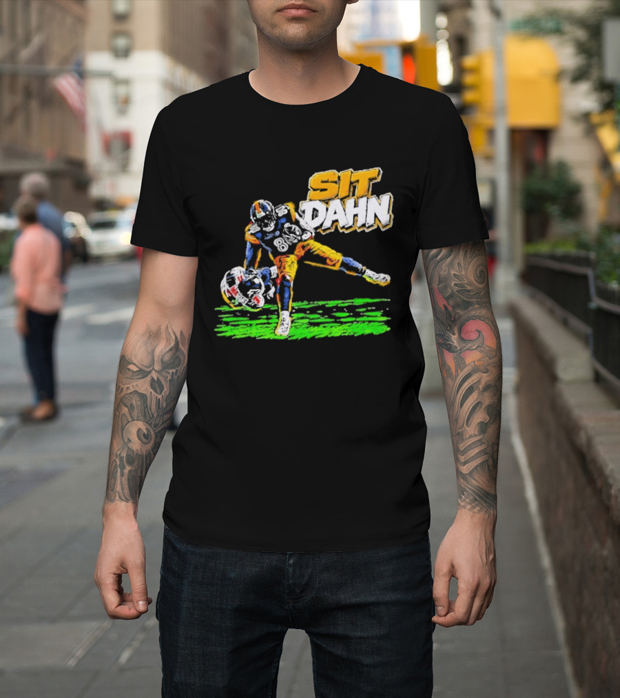 Sit Dahn Pittsburgh Steelers George Pickens 14 Football T-Shirt