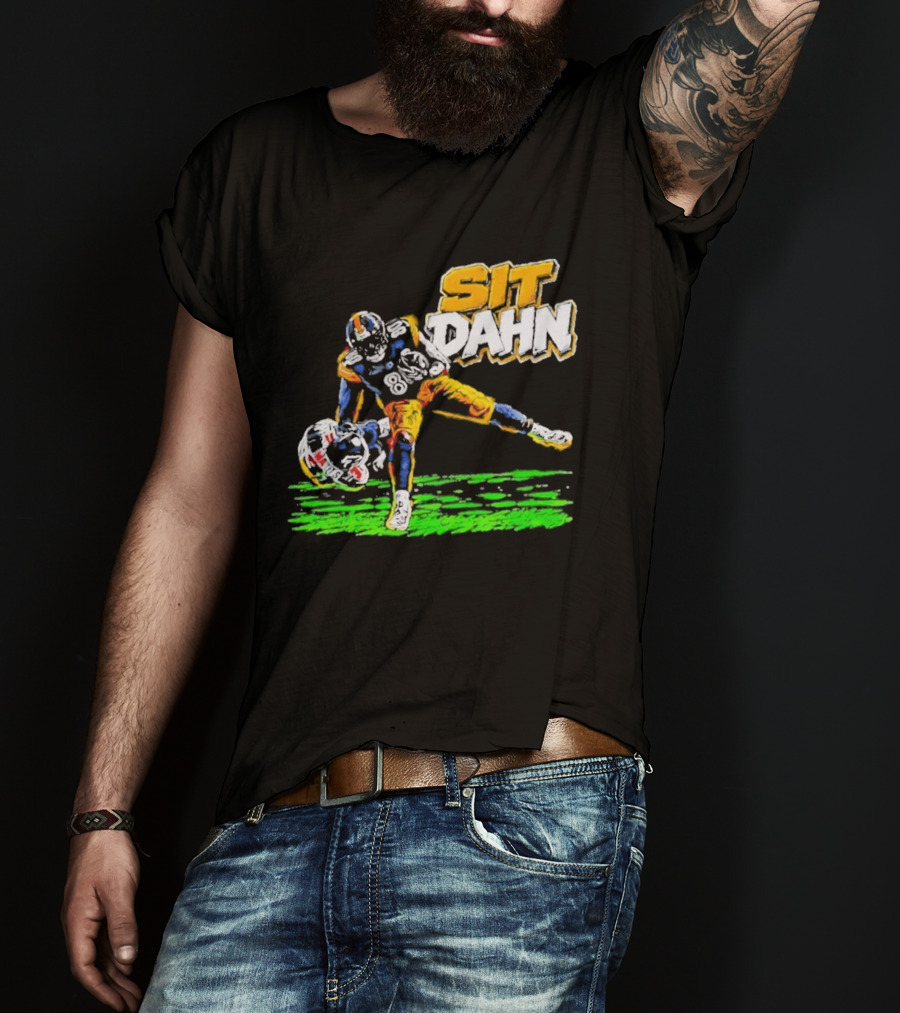 Sit Dahn Pittsburgh Steelers George Pickens 14 Football T-Shirt