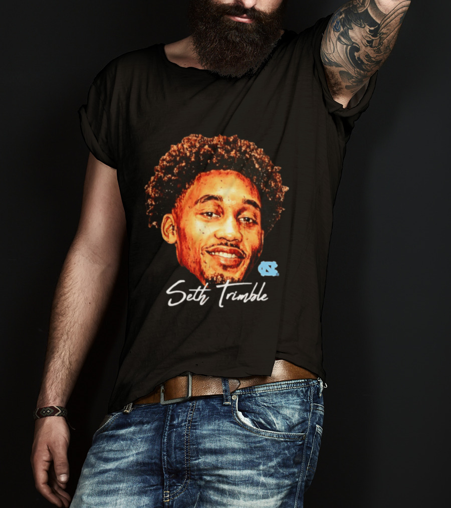 Seth Trimble North Carolina Tar Heels NCAA Men's Basketball T-Shirt