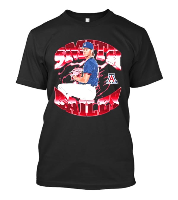 Smith Bailey 2 Arizona Wildcats NCAA Baseball T-Shirt