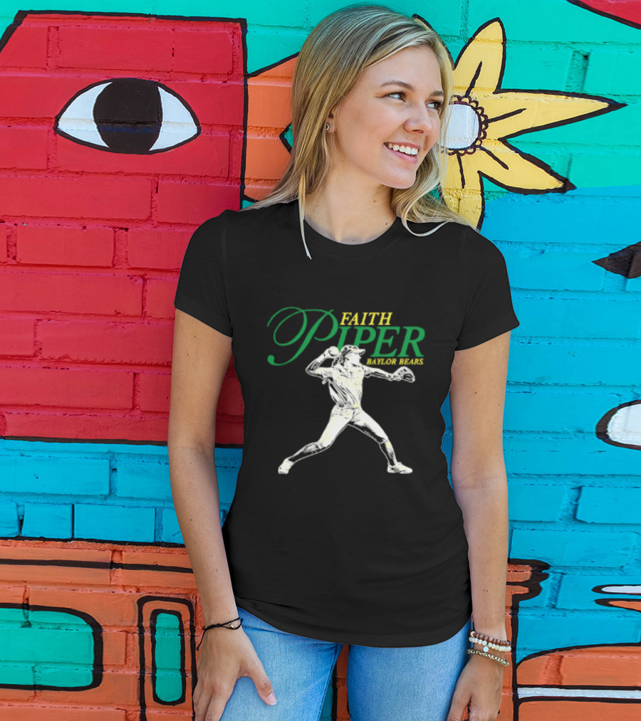 Faith Piper 26 Baylor Bears NCAA Softball Player T-Shirt