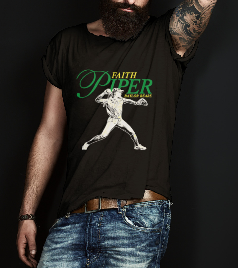 Faith Piper 26 Baylor Bears NCAA Softball Player T-Shirt