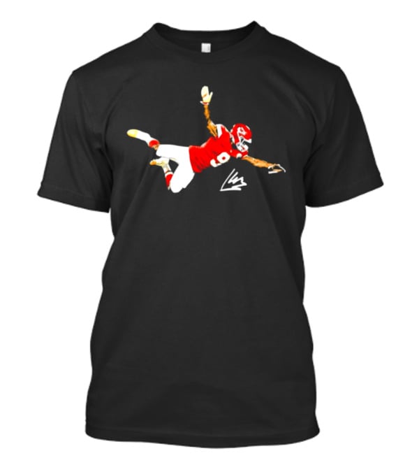 Kansas City Chiefs Kenneth Walker III Number 9 Dive Catch T-Shirt