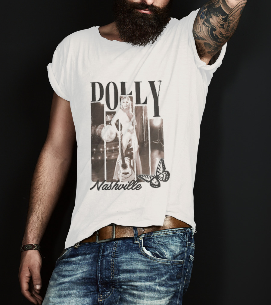Dolly Parton Nashville Country Music Icon Microphone T-Shirt
