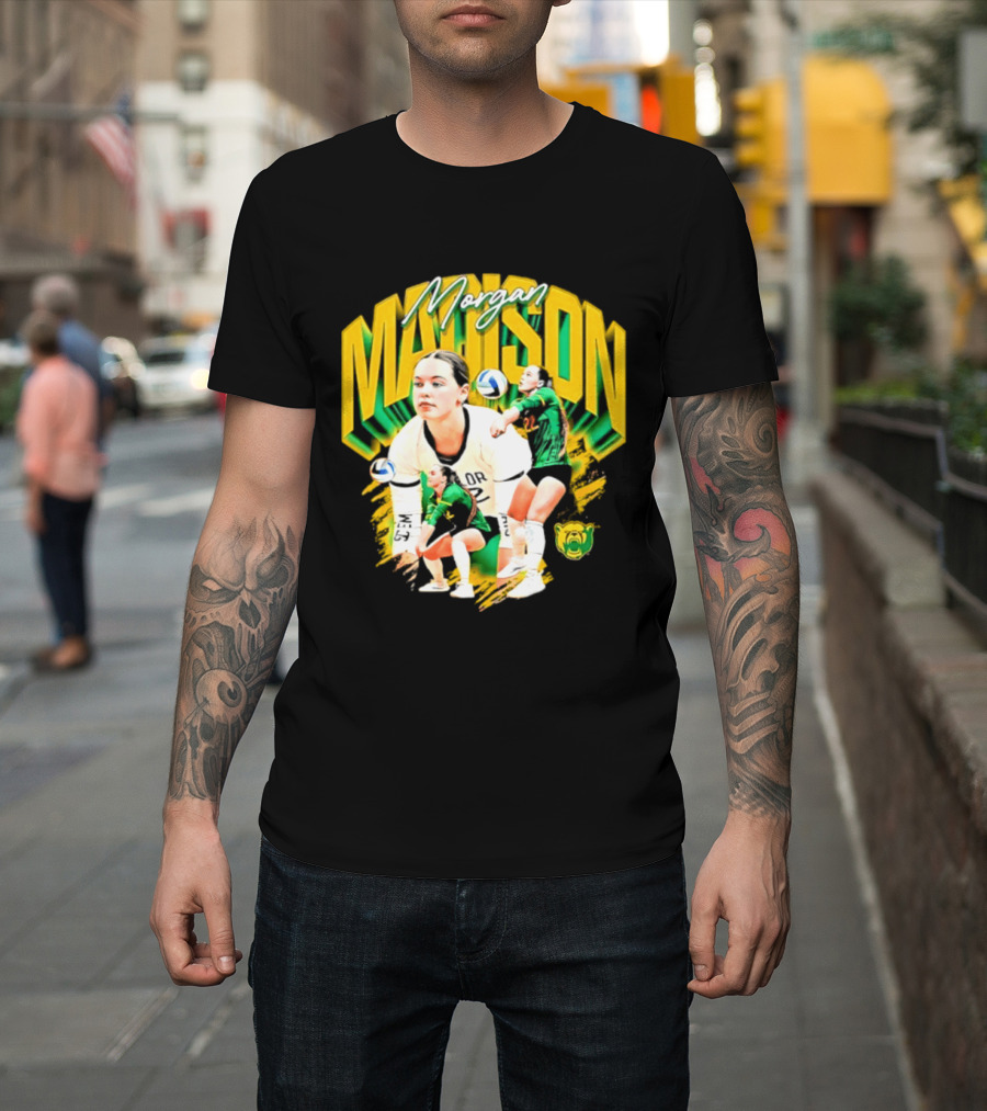 Morgan Madison Baylor Bears Volleyball NCAA Player Action And Team Spirit T-Shirt