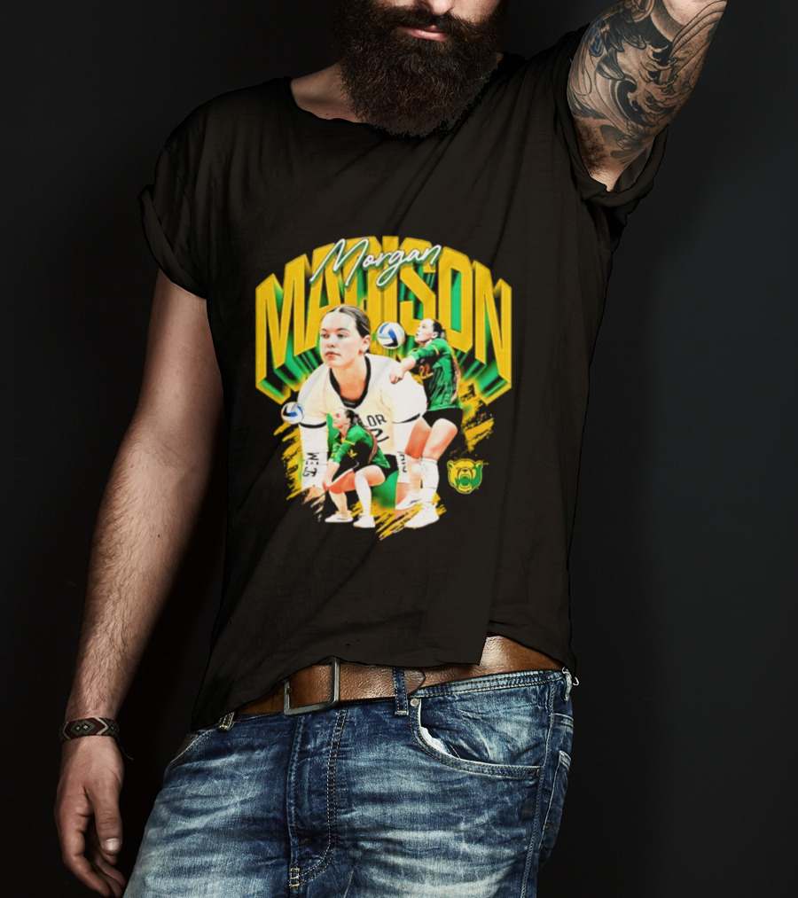 Morgan Madison Baylor Bears Volleyball NCAA Player Action And Team Spirit T-Shirt
