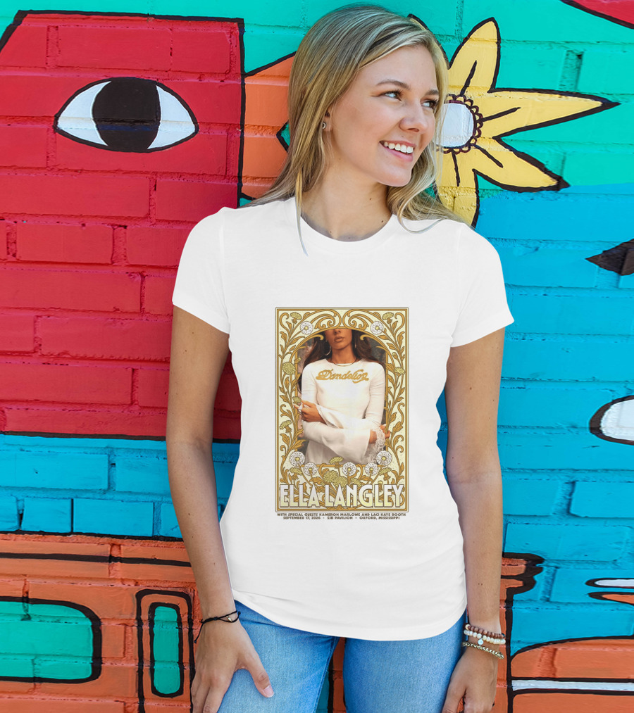 Ella Langley Dandelion Oxford Mississippi Concert September 17 2026 SJB Pavilion T-Shirt