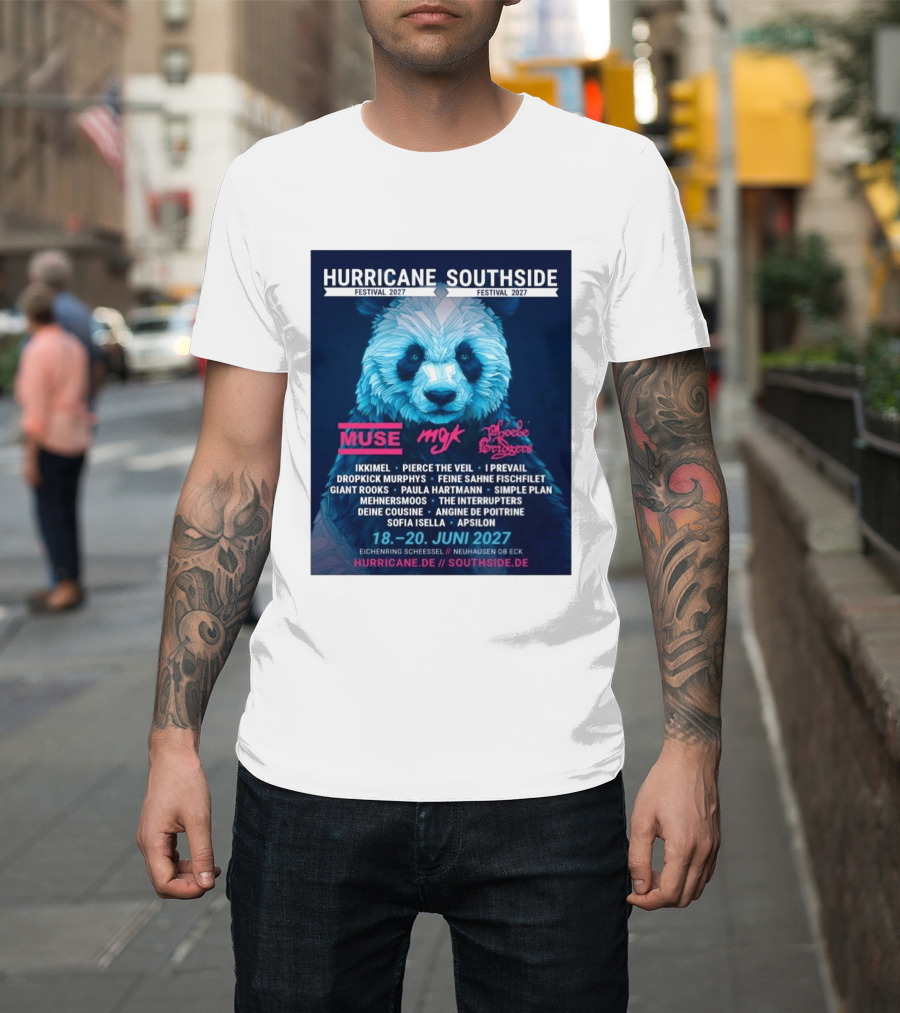 Hurricane Southside Festival 2027 Muse MGK Phoebe Bridgers Ikkimel June 18 20 Eichenring Scheessel Neuhause Ob Eck T-Shirt