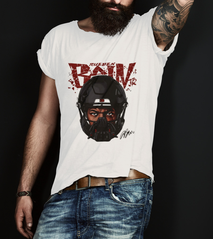 Rueben Bain Jr. Big Head Mask Tampa Bay Buccaneers T-Shirt