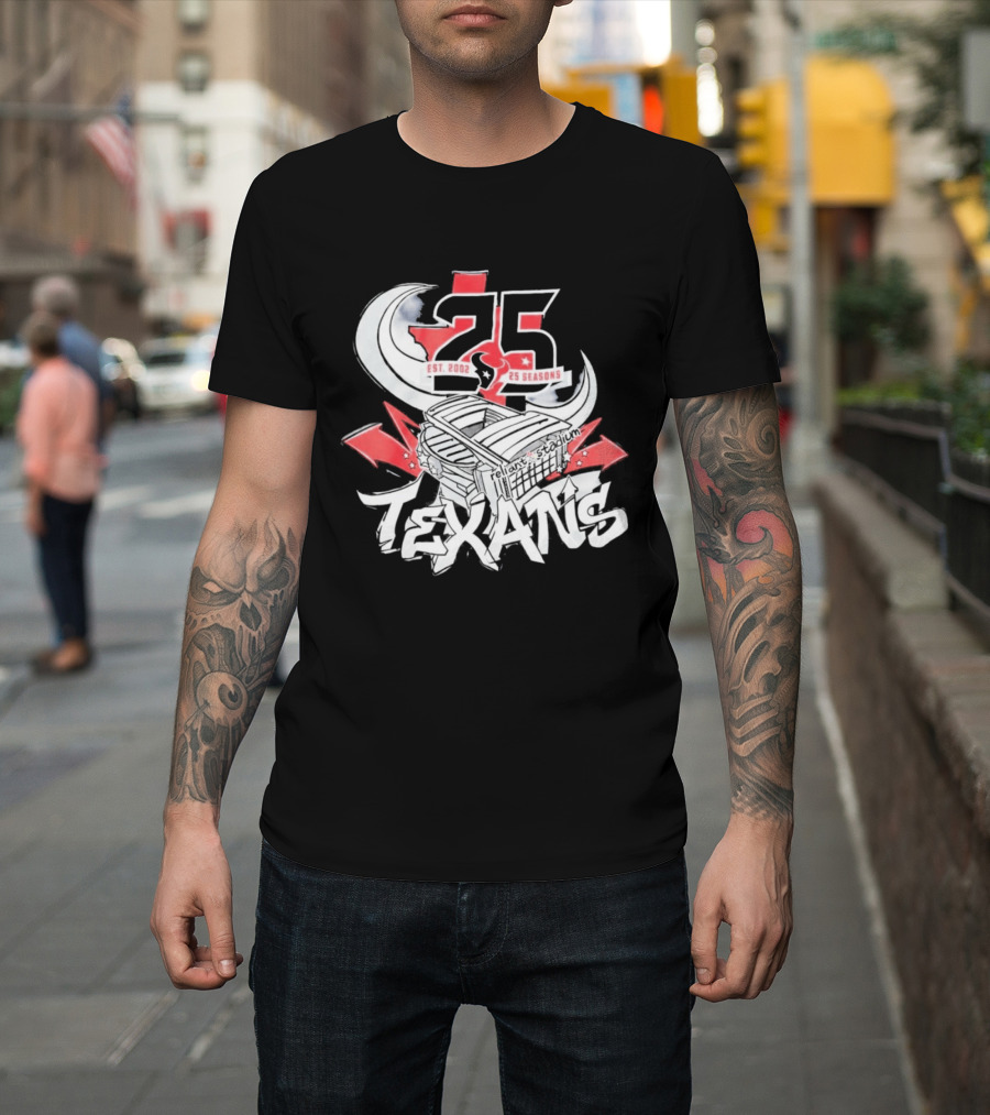 Texans 2026 Est. 2002 25 Seasons Anniversary T-Shirt