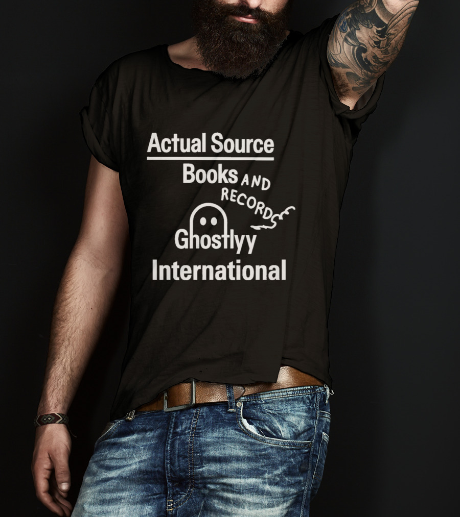 Actual Source Ghostlyy International Books And Records T-Shirt