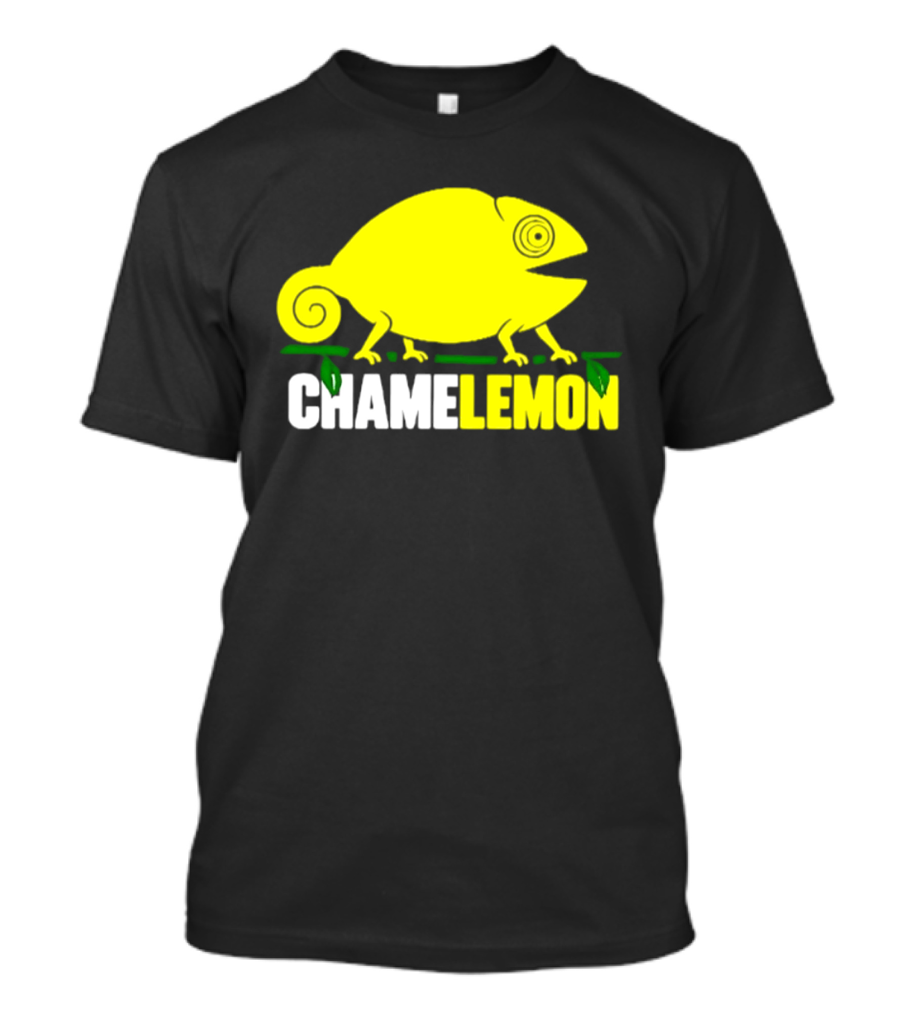 Chamelemon Chameleon Lemon Blend With Leaf Accent T-Shirt