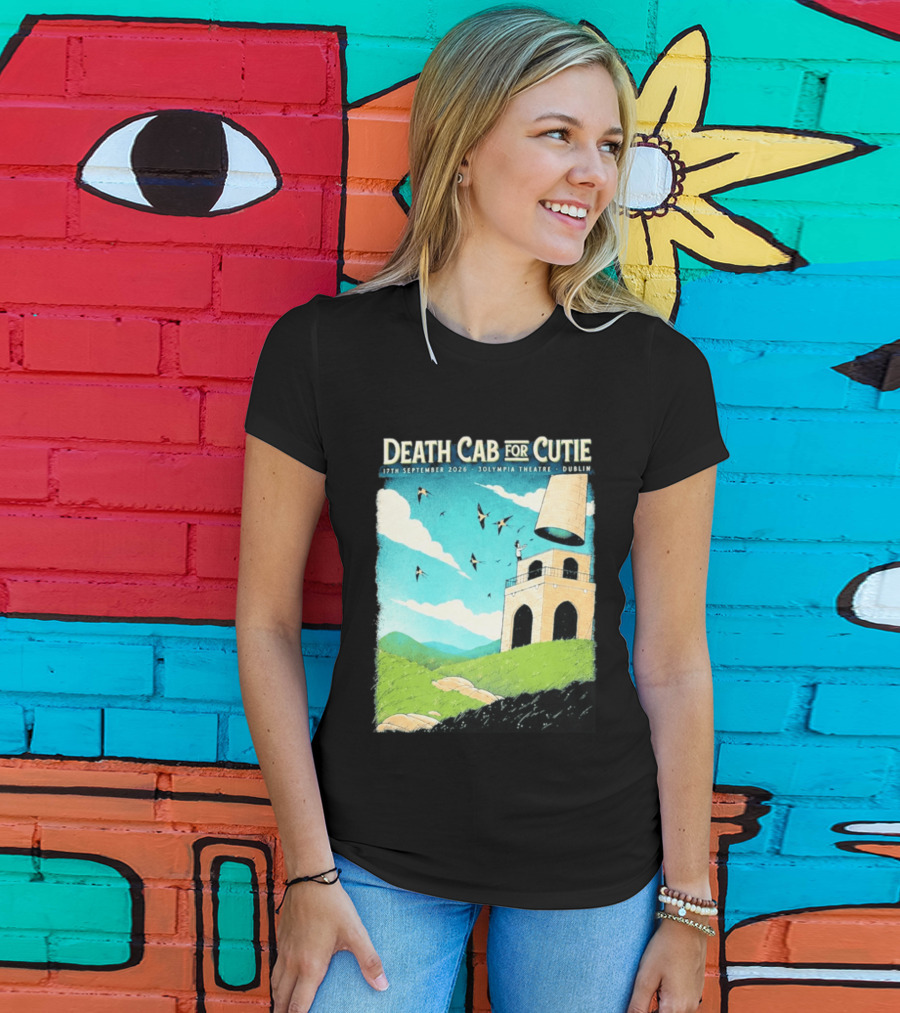 Death Cab For Cutie Olympia Theatre Dublin 17th September 2026 T-Shirt