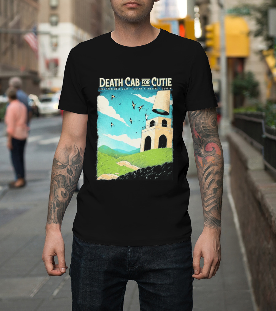 Death Cab For Cutie Olympia Theatre Dublin 17th September 2026 T-Shirt