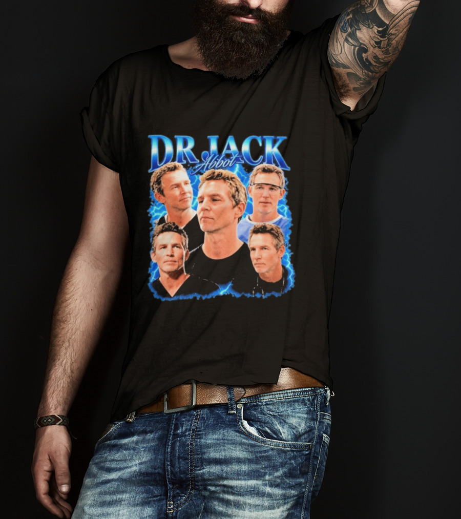 Dr Jack Abbot Multiple Faces Collage T-Shirt