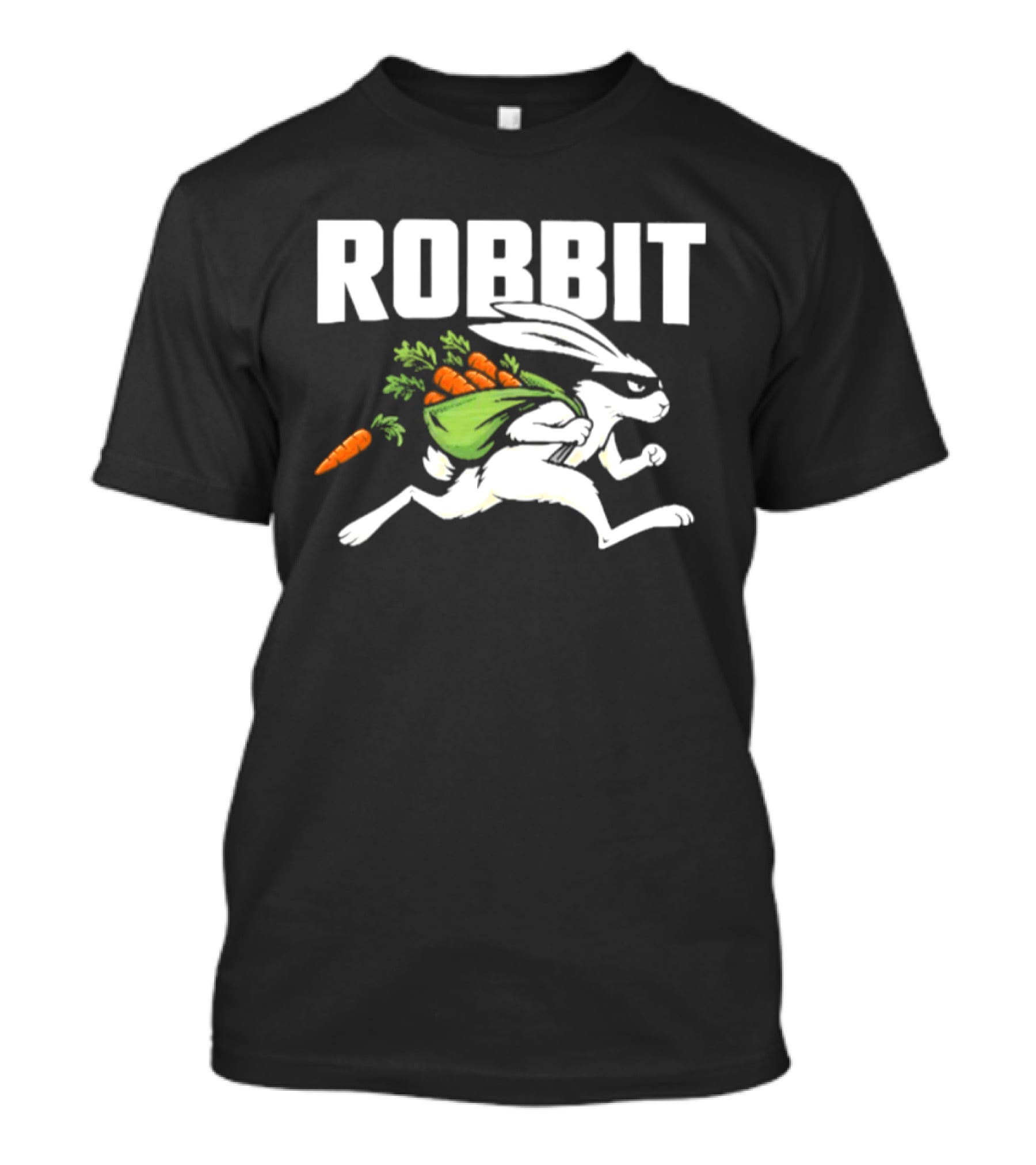 Robbit Rabbit Thief Robber Bunny With Carrots T-Shirt