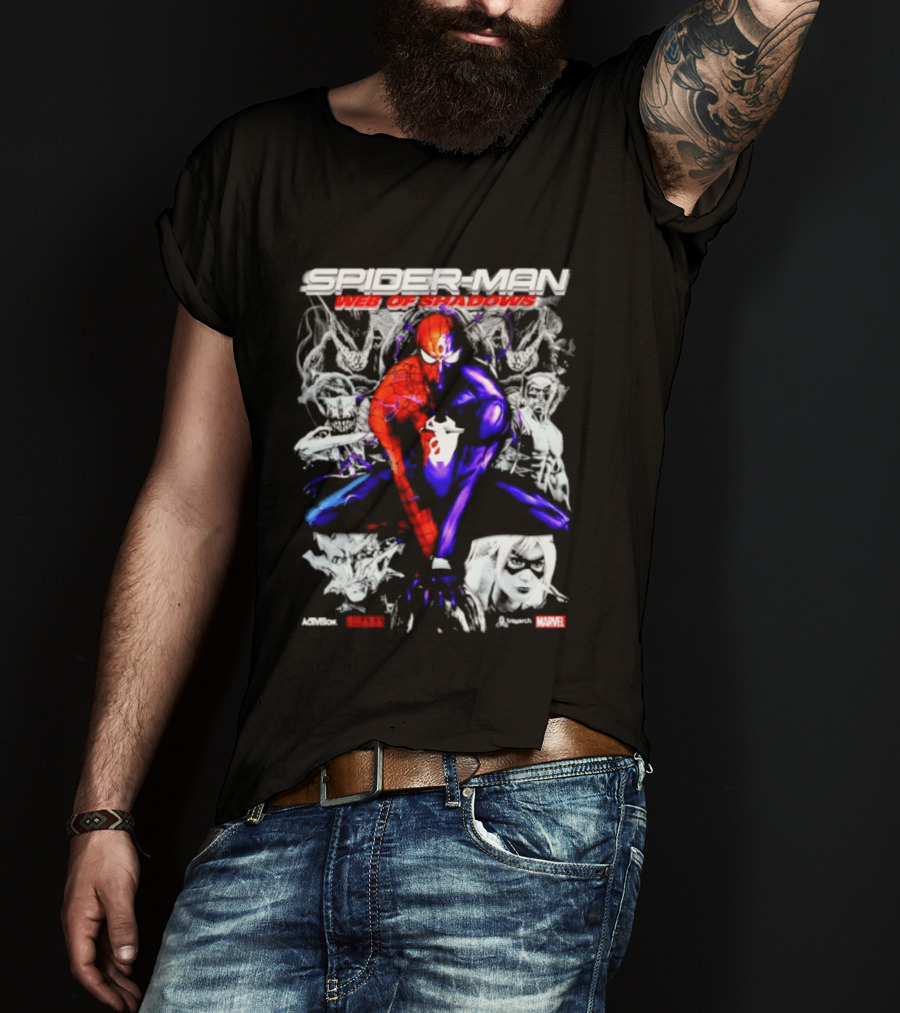 Spider Man Web Of Shadows Marvel Shaba Game T-Shirt