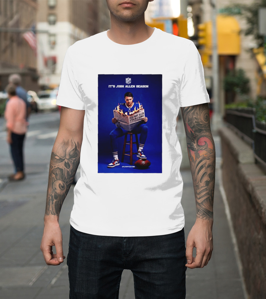 Josh Allen Season Buffalo Bills MVP 9 TDs NFL Football T-Shirt