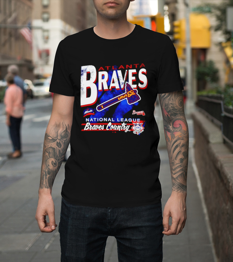 Atlanta Braves National League Braves Country Vintage Tomahawk Iconic Team Spirit T-Shirt