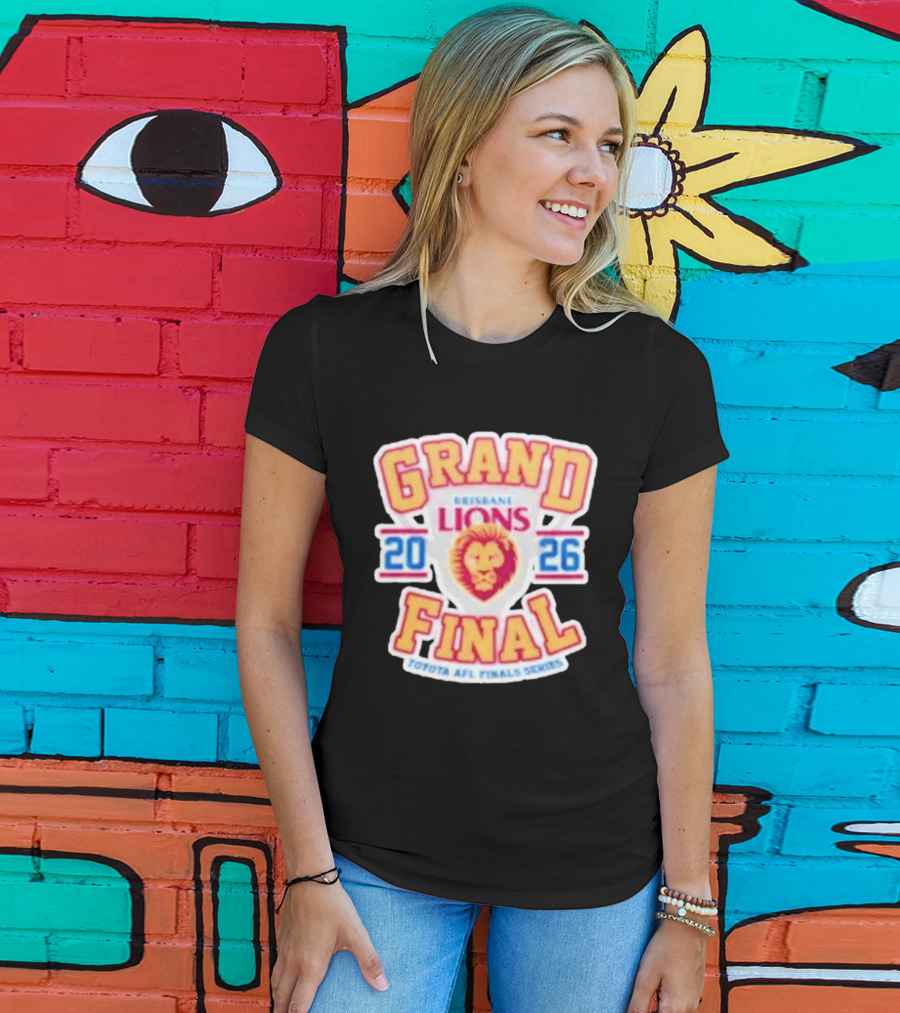 Brisbane Lions 2026 Grand Final Toyota AFL Finals Series T-Shirt
