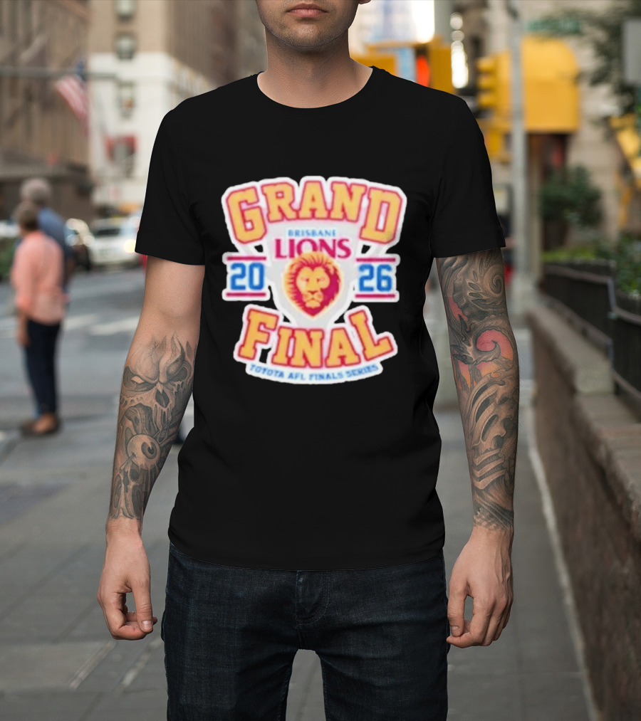 Brisbane Lions 2026 Grand Final Toyota AFL Finals Series T-Shirt