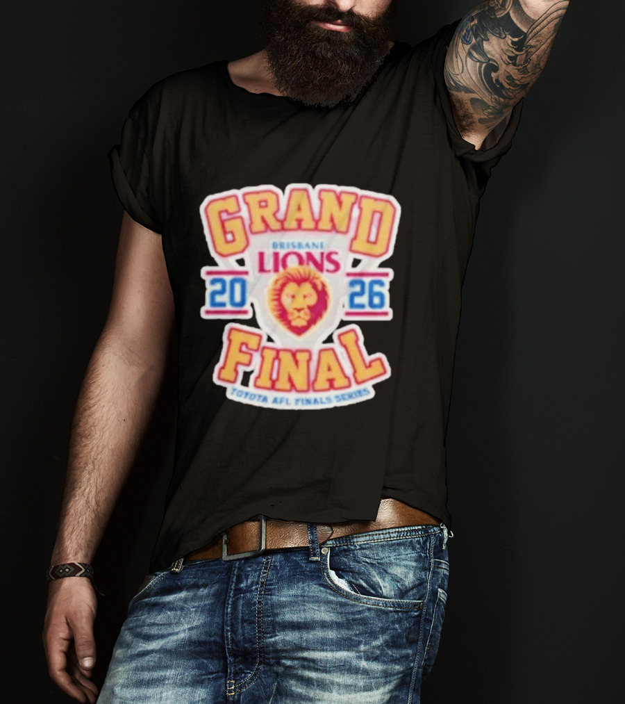 Brisbane Lions 2026 Grand Final Toyota AFL Finals Series T-Shirt