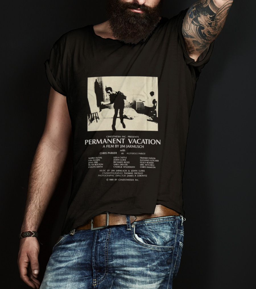 BTS Suga Min Yoongi Chris Parker Jim Jarmusch Permanent Vacation Film T-Shirt