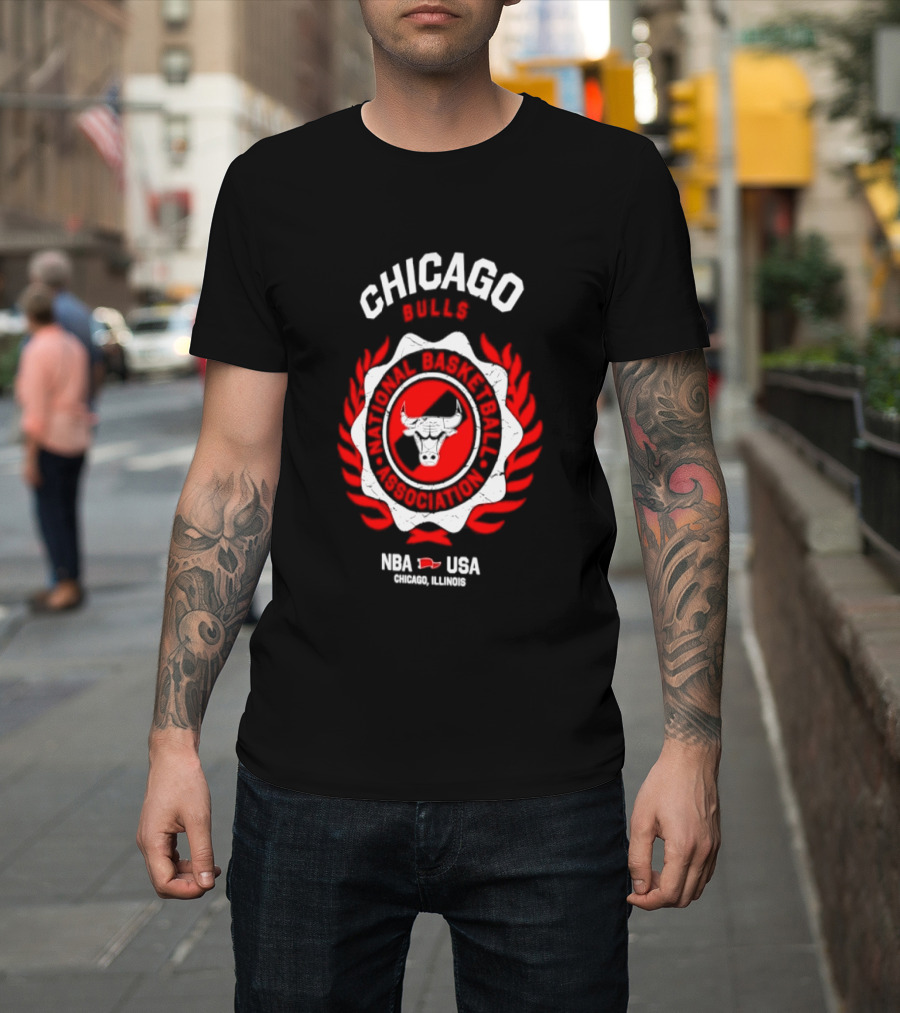 Chicago Bulls NBA USA Central Division Champions Chicago Illinois T-Shirt