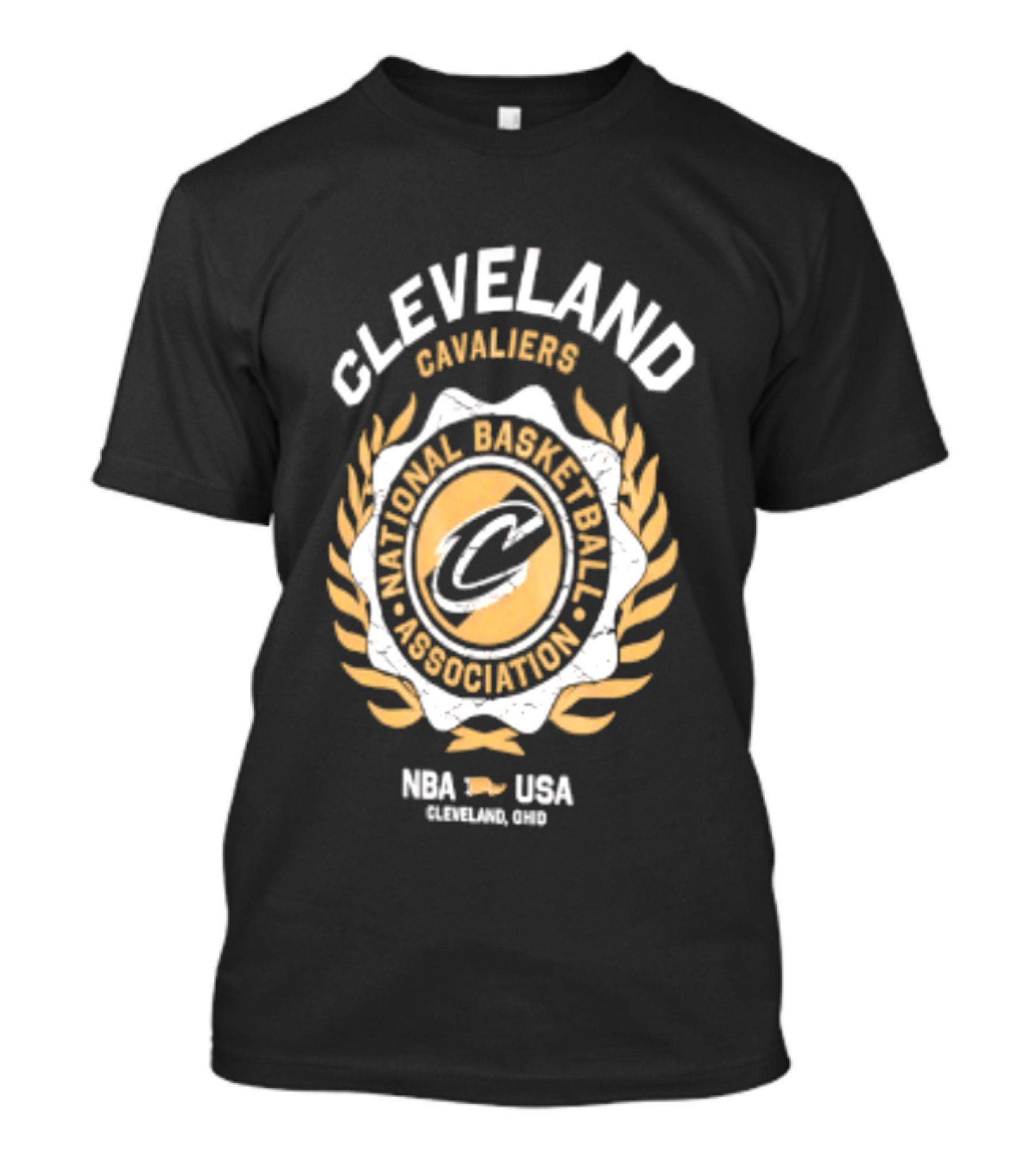 Cleveland Cavaliers National Basketball Association Laurel Crest NBA USA 2026 T-Shirt