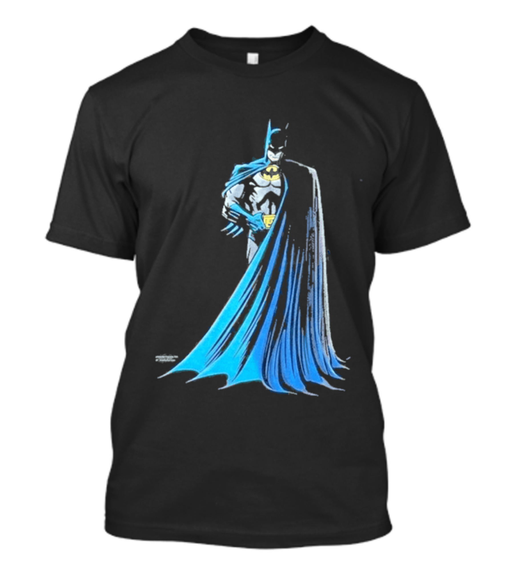 IShowSpeed 1989 Batman DC Comics Blue And Grey Cape T-Shirt