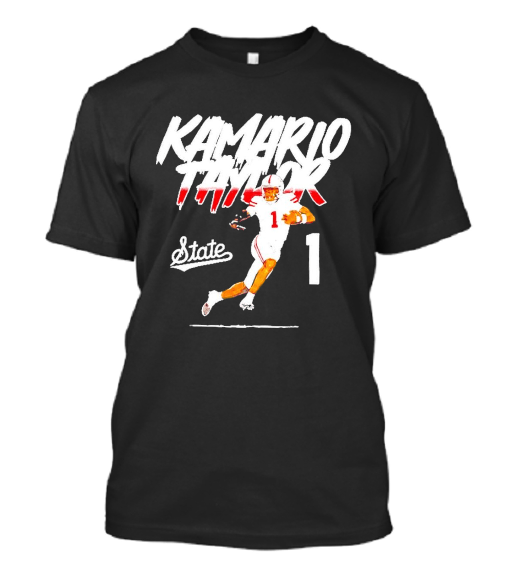 Kamario Taylor State 1 Football Player Bootleg T-Shirt